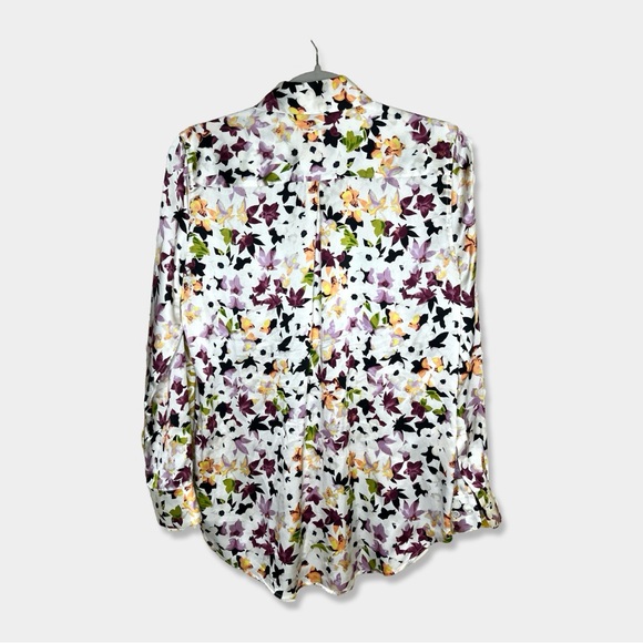 13. EQUIPMENT FEMME Blouse Size S Silk Multicolor Button Down - Picture 3 of 4